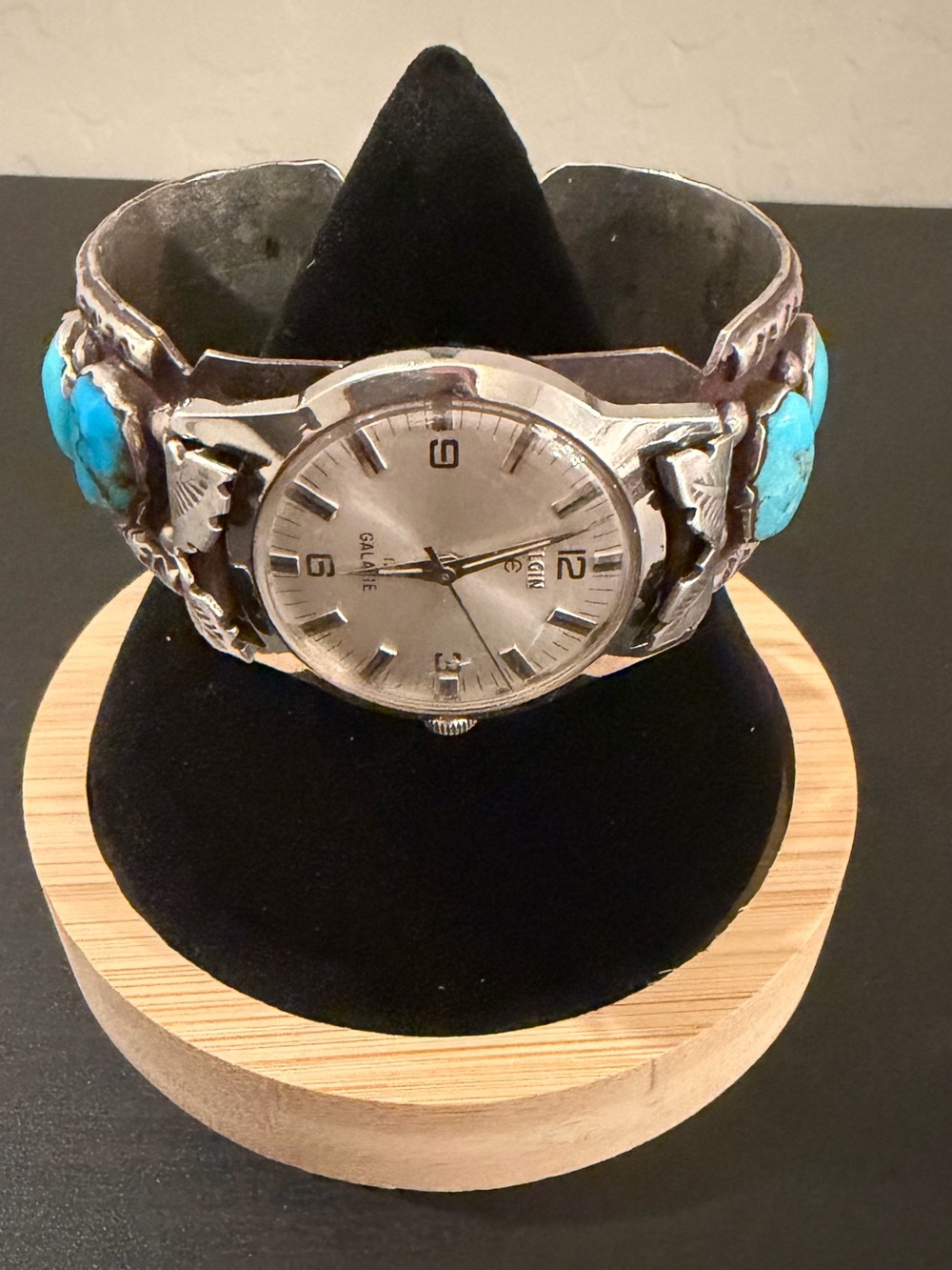 Genuine Bisbee Turquoise and Mother of Pearl Watch